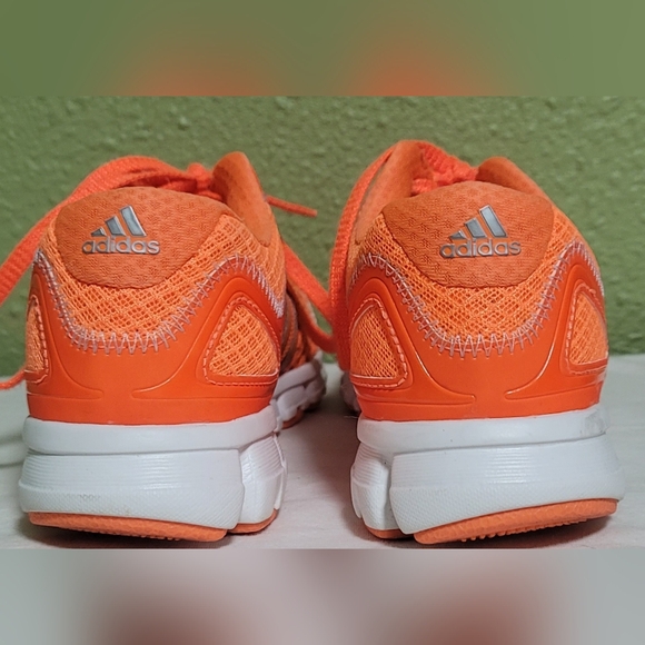 Adidas Climacool Vibrant Orange Women's Sneakers With Reflective Stripes Sz 7.5 - Picture 3 of 15